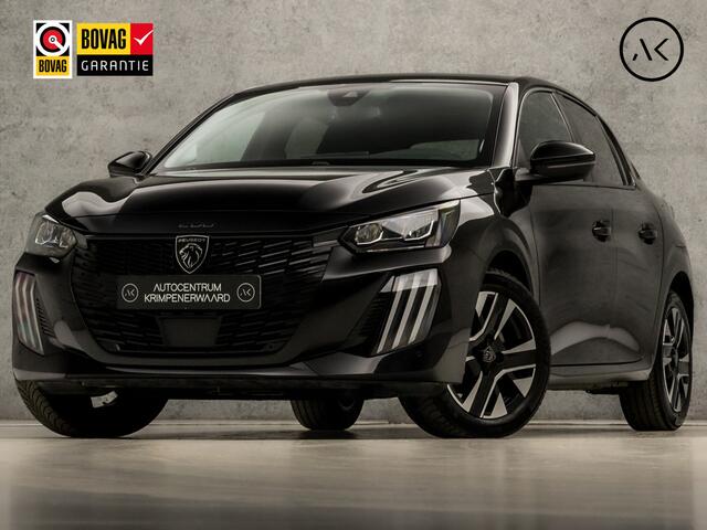 Peugeot 208 Hybrid 100 e-DCS6 Allure Automaat (VIRTUAL COCKPIT, APPLE CARPLAY, GROOT NAVI, 360 CAMERA, LEDER, STOELVERWARMING, SPORTSTOELEN, ADAPTIVE CRUISE, GETINT GLAS, NIEUWSTAAT)