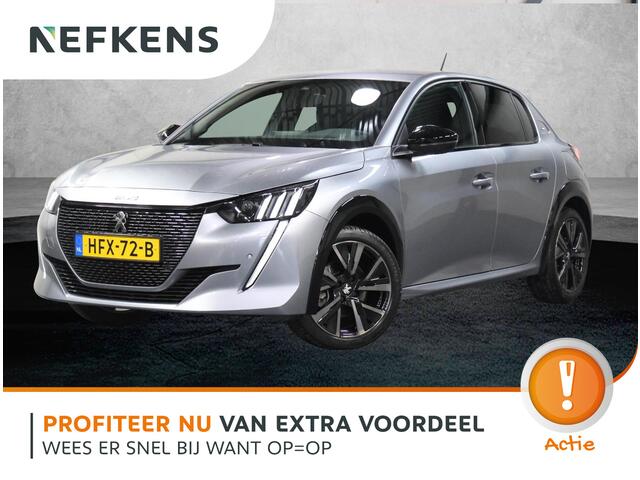 Peugeot 208 1.2 100PK GT | Navigatie | Achteruitrijcamera | Parkeersensoren Voor en Achter | LED Koplampen | Keyless Start | Lederen Stuurwiel | DAB Ontvanger | Climate Control | Cruise Control | 17" Lichtmetalen Velgen | Apple Carplay/Android Auto |