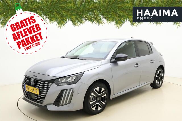 Peugeot 208 1.2 Hybrid 110 e-DCS6 Allure | Automaat | Camera voor en achter | Navigatie | Keyless entry en start | Adaptive cruise control | Led | Extra getint glas | Dodehoek detectie