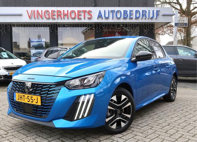 Peugeot 208 * Hybride + Benzine * Automaat * 100 e-DCS6 Allure * Navigatie * 1/2 Lederen Interieur * Climate en Adaptive Cruise Control * Voor en Achter Parkeer Camera * Lichtmetalen Velgen * Vingerhoets; Vierde generatie Eersteklas Service !
