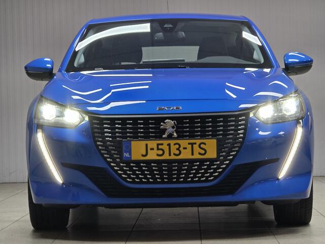 Peugeot 208 1.2 PureTech Allure/ D-Riem verv: 96.000 KM!/ Virtual Cockpit/ 17'' LMV/ Keyless-GO/ Lane-Assist./ Half-Leder/ Groot Navi/ Apple + Android/ DAB+/ Clima/ Cruise/ Armsteun/ Multi. LEDER. Stuur.