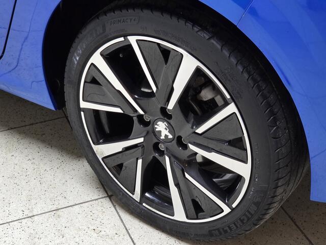 Peugeot 208 1.2 PureTech Allure/ D-Riem verv: 96.000 KM!/ Virtual Cockpit/ 17'' LMV/ Keyless-GO/ Lane-Assist./ Half-Leder/ Groot Navi/ Apple + Android/ DAB+/ Clima/ Cruise/ Armsteun/ Multi. LEDER. Stuur.