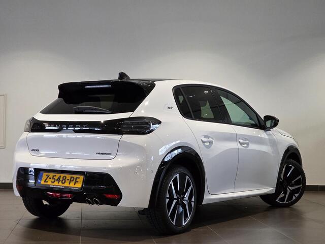 Peugeot 208 GT 1.2 Hybrid 145pk e-DCS6 | TWO-TONE! | ADAPTIVE CRUISE | 360° CAMERA | KEYLESS ENTRY | DODEHOEKBEW. | CLIMA | WINTER + ZOMERBANDEN SET | APPLE CARPLAY / ANDROID AUTO |
