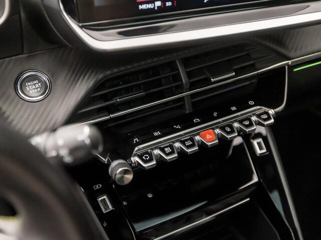 Peugeot 208 1.2 PureTech GT Sport (PANORAMADAK, APPLE CARPLAY, LEDER/ALCANTARA, SFEERVERLICHTING, 360 CAMERA, ADAPTIVE CRUISE, SPORTSTOELEN, LED KOPLAMPEN, KEYLESS, NIEUWSTAAT)