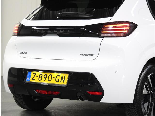Peugeot 208 Hybrid 100PK e-DCS6 Allure | 1ste eigenaar | AppleCarplay/AndroidAuto | Parkeersensoren | FULL LED | Navigatie | Lederen Stuurwiel | Climate Control | Cruise Control | 16" LMV | Isofix | Privacy Glass |