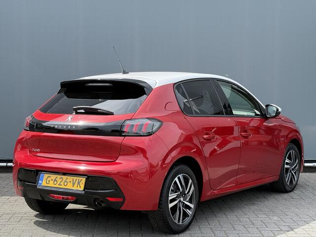 Peugeot 208 Model 2020 1.2 101 PK Blue Lease Allure HALF LEDER | CAMERA | VIRTUAL COCKPIT | CLIMA | NAVI | CRUISE | BLUETOOTH | PDC V+A | LMV 16 INCH | PRIV. GLAS | ISOFIX | MULTIFUNCT. STUUR
