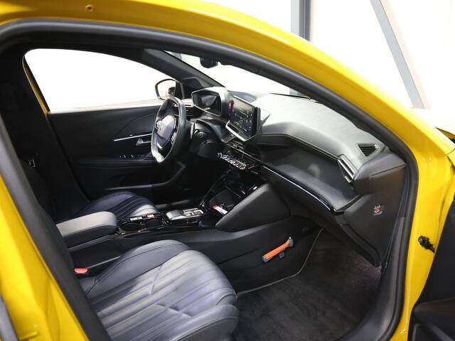 Peugeot 208 130PK GT Pack | 1ste eigenaar | LEER | Massagestoel | Stoelverwarming | AUTOMAAT | AppleCarplay/Android Auto | 17"LMV | Camera | Navigatie | Keyless | Adaptive Cruise Control | Climate Control | FULL LED | Sfeerverlichting | Isofix | Privacy Glass |