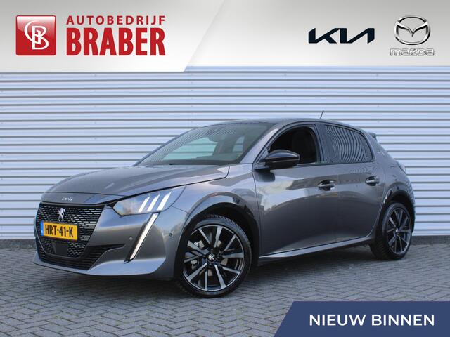 Peugeot 208 1.2 PureTech GT Pack | Stoelverwarming | Pano dak | Camera | Cruise adapt. | Dodehoek detectie | 17" LM | Navi | Clima | Leer/alcantara sportstoelen |