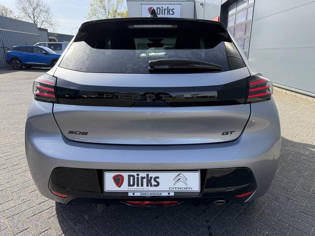 Peugeot 208 100pk GT (Camera - Keyless Entry - Parkeersensoren V+A - LED - Navigatie - Automatische Airco - Draadloos laden - Apple Carplay - 3D Cockpit)