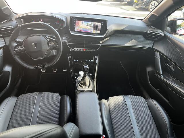 Peugeot 208 GT 1.2 Turbo 100pk | ADAPTIVE CRUISE | NAVI | 360° CAMERA | DODEHOEKBEW. | CLIMA | KEYLESS ENTRY | LEDER/STOF | DAB+ | ISOFIX |