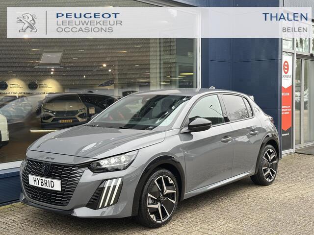 Peugeot 208 Hybrid 145 PK Automaat GT | Alcantara Stoelen met Verwarming en Massage | Full LED Verlichting | Navigatie via Telefoon | Camera | Parkeersensoren | Cruise Control | Keyless Entry | Dakspoiler | DAB+ Radio | Digitaal Dashboard | Apple Carplay Draadloos |