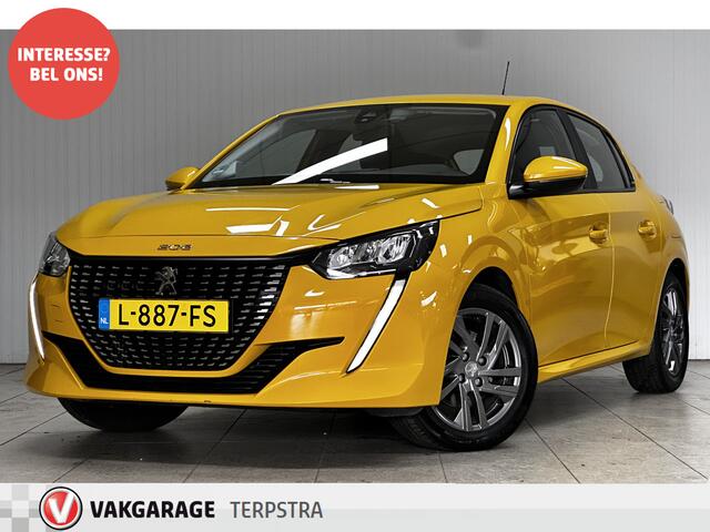 Peugeot 208 1.2 PureTech Active Pack/ AFN. Trekhaak/ LED Koplampen/ 16'' LMV/ Apple + Android/ Airco/ Cruise/ Elek. pakket/ Isofix/ Bluetooth/ Multi. LEDER. Stuur/ Dakspoiler.