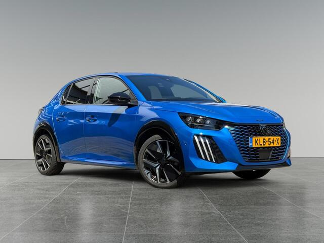 Peugeot 208 GT 1.2 Hybrid 145pk e-DCS6 | ADAPTIVE CRUISE | KEYLESS ENTRY | 360° CAMERA | NAVI | LEDER/STOF | DODEHOEKBEW. | DAB+ | CLIMA | APPLE CARPLAY / ANDROID AUTO |