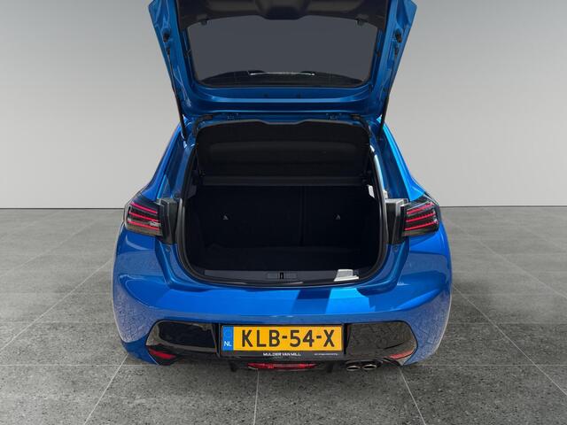 Peugeot 208 GT 1.2 Hybrid 145pk e-DCS6 | ADAPTIVE CRUISE | KEYLESS ENTRY | 360° CAMERA | NAVI | LEDER/STOF | DODEHOEKBEW. | DAB+ | CLIMA | APPLE CARPLAY / ANDROID AUTO |