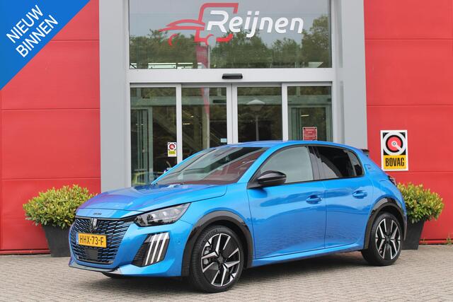 Peugeot 208 1.2 Hybrid 145PK AUTOMAAT GT | NAVIGATIE | DRAADLOZE APPLE CARPLAY/ANDROID AUTO | CAMERA VOOR + ACHTER | FULL LED KOPLAMPEN | LICHTMETALEN VELGEN 17" | DODEHOEK DETECTIE | DRAADLOZE TELEFOONLADER | KEYLESS ENTRY/START | DAB+ RADIO | ADAPTIVE CRUISE CONTRO