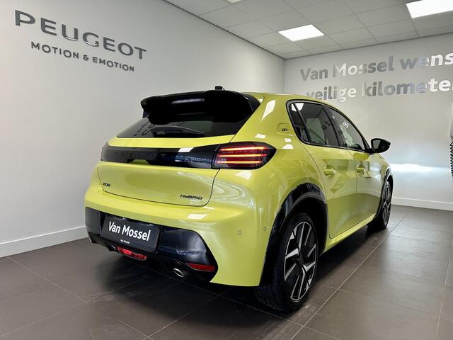 Peugeot 208 1.2 Hybrid 145 e-DCS6 GT | Draadloze Apple Carplay / Android Auto | Panorama dak | 360° Parkeercamera | Adaptieve Cruise Controle | Elektrische & Verwarmbare Voorstoelen