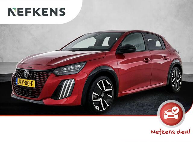 Peugeot 208 GT 100pk | Navigatie | Achteruitrijcamera | Climate Control | Cruise Control | Parkeersensoren v+a | Armsteun | Keyless | Full Led koplampen | Half lederen sportstoelen | Bluetooth | Draadloze Apple CarPlay / Android Auto + telefoonlader | DAB+ radio | Volledig digitaal instrumentenpaneel | Sfeerverlichting | Donker getint glas | 17" lichtmetalen velgen |