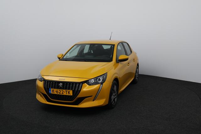 Peugeot 208 1.2 PureTech Active Pack/ D-Riem verv: 86.000 KM!/ 16'' LMV/ LED Koplampen/ Apple + Android/ DAB+/ Airco/ Cruise/ Elek. pakket/ Isofix/ Bluetooth/ Multi. Stuur/ PDC/ Dakspoiler.