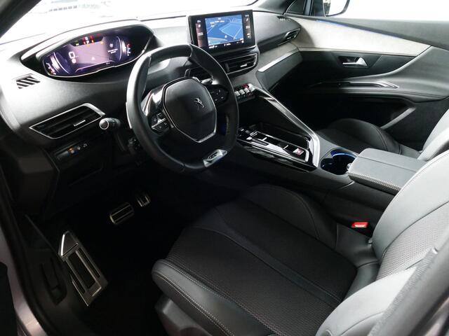 Peugeot 3008 130PK GT PACK LEER I-COCKPIT LED CARPLAY EUROPA.NAVI ELEK.KLEP CAMERA ADAP.CRUISE ZWARTE HEMEL. ALCANTARA/LEER BLINDSPOT. 2024