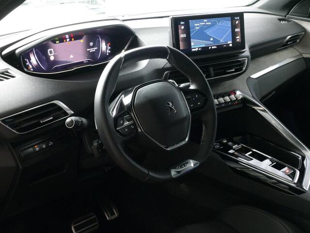 Peugeot 3008 130PK GT PACK LEER I-COCKPIT LED CARPLAY EUROPA.NAVI ELEK.KLEP CAMERA ADAP.CRUISE ZWARTE HEMEL. ALCANTARA/LEER BLINDSPOT. 2024