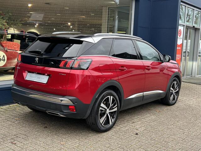 Peugeot 3008 1.6 HYbrid 225 GT | Navigatie | Plug in Hybride | Elektrische Achterklep | Keyless Entry | Full LED Verlichting | Automaat | Dodehoek bewaking | Stoelverwarming | Cruise Control | Lichtmetaal | Camera.