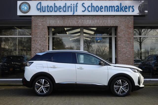 Peugeot 3008 1.6 HYbrid 180 Allure Pack Business TREKHAAK-AFN 360-CAMERA CARPLAY DAB SFEERVERLICHTING 18"LMV DUO-TONE i-COCKPIT HALFLEER LED