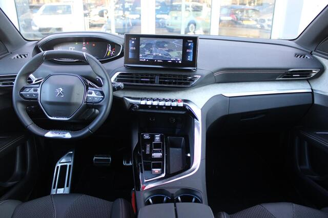 Peugeot 3008 1.2 Hybrid 136PK GT | 360° CAMERA | NAVIGATIE | ADAPTIVE CRUISE CONTROL | APPLE CARPLAY/ANDROID AUTO | CLIMATE CONTROL | 18" LICHTMETALEN VELGEN | DODEHOEK DETECTIE | KEYLESS ENTRY/START | FULL LED KOPLAMPEN | PARKEERSENSOREN VOOR EN ACHTER | DAB+ RADIO |
