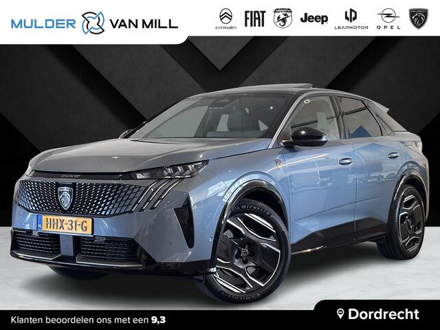 Peugeot 3008 e-3008 SUV GT EV 73kWh 210pk AUTOMAAT | NAPPA LEDER | FOCAL HIFI | SCHUIF/KANTELDAK | STOELMASSAGE | HANDSFREE A.KLEP | STOELKOELING + VERW. | WARMTEPOMP |