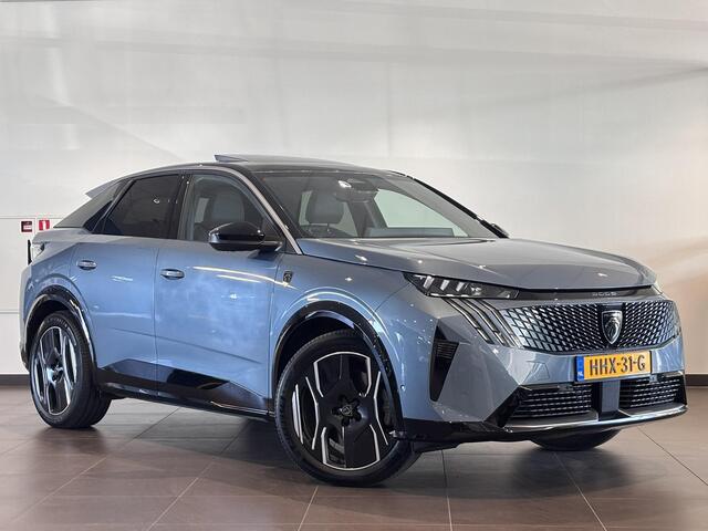 Peugeot 3008 e-3008 SUV GT EV 73kWh 210pk AUTOMAAT | NAPPA LEDER | FOCAL HIFI | SCHUIF/KANTELDAK | STOELMASSAGE | HANDSFREE A.KLEP | STOELKOELING + VERW. | WARMTEPOMP |