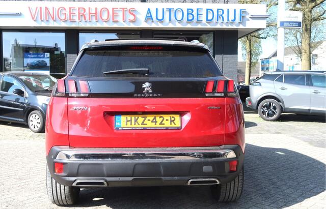 Peugeot 3008 130 Pk Benzine * GT Line *** Automaat *** Schuifdak * Navigatie * 1/2 Leder * Dodehoekbewaking * Parkeer Camera Voor en Achterzijde * Keyless Entry & Start Button * Climate & Cruise Control * TOP onderhouden * Vingerhoets: Vierde Generatie Eersteklas Serv