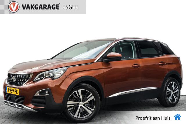 Peugeot 3008 1.2 131 PK PureTech Allure I AUTOMAAT 3D-I-Cockpit RIJKLAAR INCL GARANTIE. | DB- Riem Vervangen | Panoramadak | Navigatie | PDC V/A | Clima | CR CONTR |