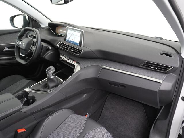 Peugeot 3008 T131PK Blue Premium Apple Carplay Android Auto 360°Camera Lmv 19" Cruise Control Navi Ecc Pdc Dab Regen-Lichtsensor Keyless Led Privacy Glas Visio park 1 Draadloze telefoonlader Rijstrooksensor Verkeersbord detectie Pack City Origineel Nederlandse Auto