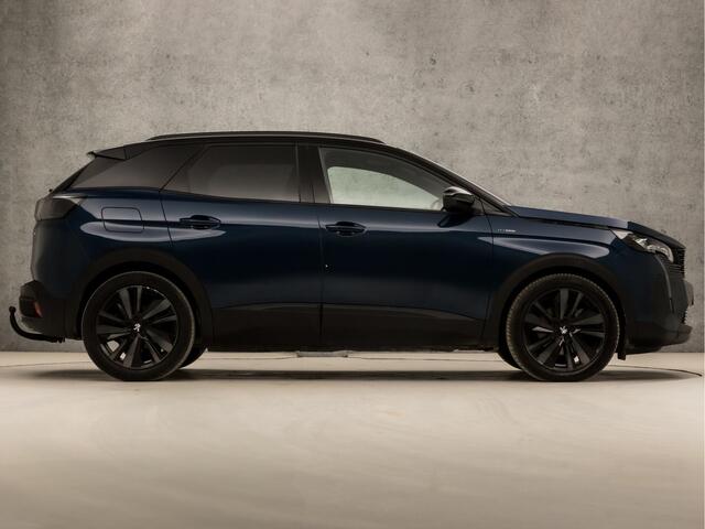 Peugeot 3008 1.6 HYbrid 225 Allure 225Pk Automaat (PANORAMADAK, APPLE CARPLAY, MEMORY SEATS, LEDER, STOELVERWARMING, ADAPTIVE CRUISE, FOCAL AUDIO, TREKHAAK, GETINT GLAS, ELEK ACHTERKLEP, NIEUWSTAAT)