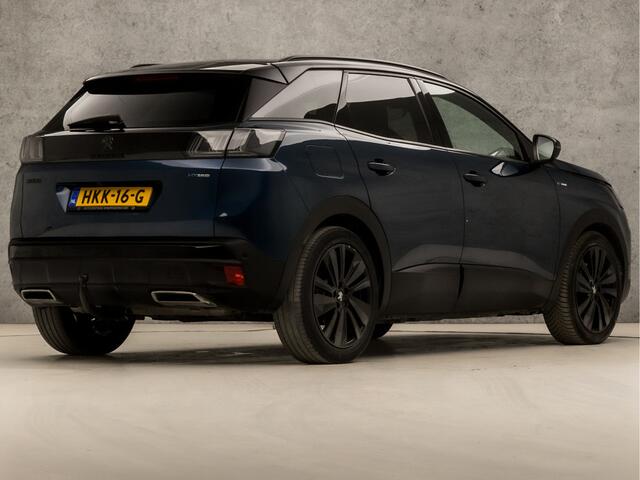 Peugeot 3008 1.6 HYbrid 225 Allure 225Pk Automaat (PANORAMADAK, APPLE CARPLAY, MEMORY SEATS, LEDER, STOELVERWARMING, ADAPTIVE CRUISE, FOCAL AUDIO, TREKHAAK, GETINT GLAS, ELEK ACHTERKLEP, NIEUWSTAAT)