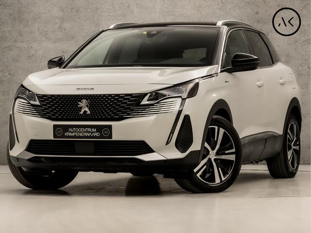 Peugeot 3008 1.6 HYbrid 225 GT 225Pk Automaat (APPLE CARPLAY, GROOT NAVI, LEDER, KEYLESS, 360 CAMERA, SPORTSTOELEN, ADAPTIVE CRUISE, SFEERVERLICHTING, GETINT GLAS, LED KOPLAMPEN, NIEUWSTAAT)