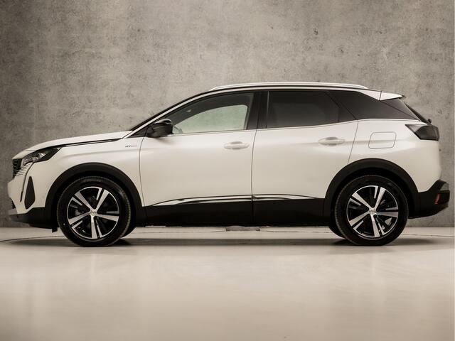 Peugeot 3008 1.6 HYbrid 225 GT 225Pk Automaat (APPLE CARPLAY, GROOT NAVI, LEDER, KEYLESS, 360 CAMERA, SPORTSTOELEN, ADAPTIVE CRUISE, SFEERVERLICHTING, GETINT GLAS, LED KOPLAMPEN, NIEUWSTAAT)