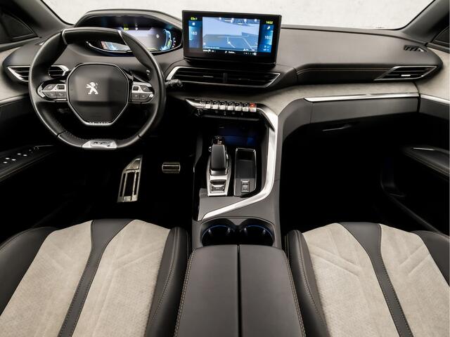 Peugeot 3008 1.6 HYbrid 225 GT 225Pk Automaat (APPLE CARPLAY, GROOT NAVI, LEDER, KEYLESS, 360 CAMERA, SPORTSTOELEN, ADAPTIVE CRUISE, SFEERVERLICHTING, GETINT GLAS, LED KOPLAMPEN, NIEUWSTAAT)