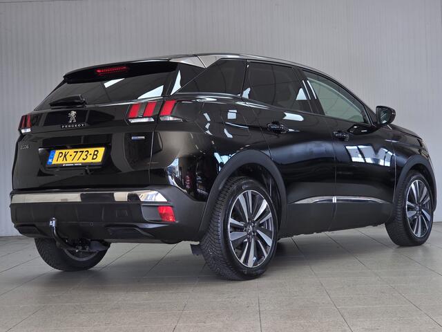 Peugeot 3008 1.2 PureTech Allure /D-Riem Verv. 123.000KM! /Trekhaak! /Camera /Apple + Android /DAB+! /Lane Assist /Navi /Climat /Cruise /Elek. pakket /Bluetooth /Regensensor /19"LMV /Extra getint glas /PDC V+A!