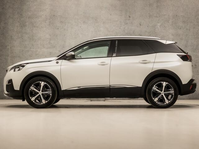 Peugeot 3008 1.2 PureTech GT-Line Sport Automaat (APPLE CARPLAY, GROOT NAVI, PARELMOER, 360 CAMERA, TREKHAAK, LEDER, SPORTSTOELEN, KEYLESS, GETINT GLAS, LED KOPLAMPEN, NIEUWSTAAT)