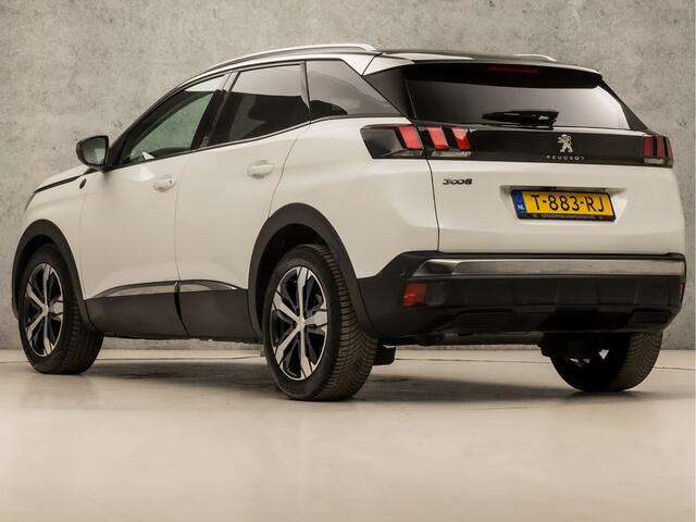 Peugeot 3008 1.2 PureTech GT-Line Sport Automaat (APPLE CARPLAY, GROOT NAVI, PARELMOER, 360 CAMERA, TREKHAAK, LEDER, SPORTSTOELEN, KEYLESS, GETINT GLAS, LED KOPLAMPEN, NIEUWSTAAT)