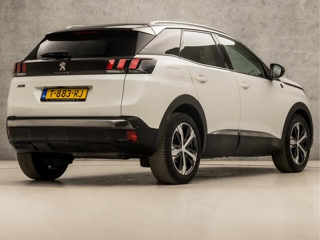 Peugeot 3008 1.2 PureTech GT-Line Sport Automaat (APPLE CARPLAY, GROOT NAVI, PARELMOER, 360 CAMERA, TREKHAAK, LEDER, SPORTSTOELEN, KEYLESS, GETINT GLAS, LED KOPLAMPEN, NIEUWSTAAT)