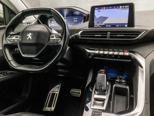 Peugeot 3008 1.2 PureTech GT-Line Sport Automaat (APPLE CARPLAY, GROOT NAVI, PARELMOER, 360 CAMERA, TREKHAAK, LEDER, SPORTSTOELEN, KEYLESS, GETINT GLAS, LED KOPLAMPEN, NIEUWSTAAT)