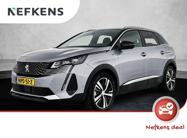 Peugeot 3008 300pk HYbrid4 GT | AppleCarPlay/AndroidAuto | 4x4! | Navigatie | Stoelverwarming | Schuifkanteldak | Adaptive Cruise Control | Keyless | FULL LED | 360'Camera | Isofix | Privacy Glass | Elektrische Klep |