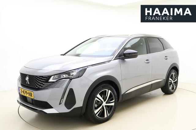 Peugeot 3008 1.2 Hybrid 136 GT Automaat | 145pk | Navigatie | Camera | Zwart Dak | Lichtmetalen Velgen 18" | Cruise Control Adaptief | LED Verlichting