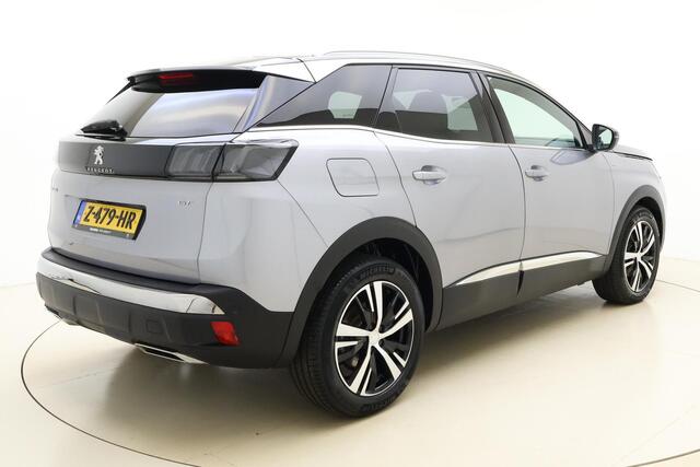 Peugeot 3008 1.2 Hybrid 136 GT Automaat | 145pk | Navigatie | Camera | Zwart Dak | Lichtmetalen Velgen 18" | Cruise Control Adaptief | LED Verlichting
