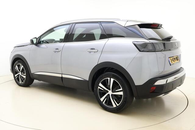 Peugeot 3008 1.2 Hybrid 136 GT Automaat | 145pk | Navigatie | Camera | Zwart Dak | Lichtmetalen Velgen 18" | Cruise Control Adaptief | LED Verlichting