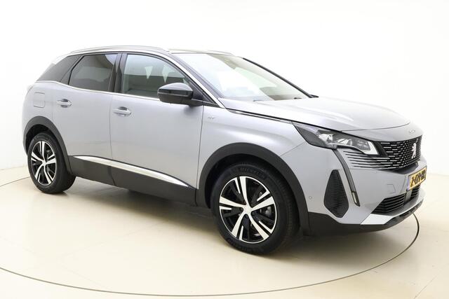 Peugeot 3008 1.2 Hybrid 136 GT Automaat | 145pk | Navigatie | Camera | Zwart Dak | Lichtmetalen Velgen 18" | Cruise Control Adaptief | LED Verlichting