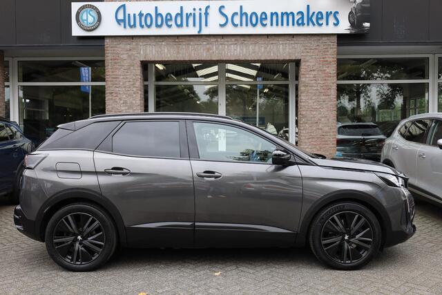 Peugeot 3008 1.6 HYbrid 225 GT BLACK-PACK! Pack Business LEER/ALCANTARA PANO CARPLAY STOELVERW. ELEC.STOEL/KLEP MASSAGE MEMORY 360-CAMERA CRUISE CLIMA NAP 2XPDC 19''LMV