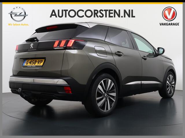 Peugeot 3008 131PK AUT-8 Navi 360°Camera Elektr.-Stoel+Geheugen Apple Carplay Android Trekhaak Ergo-Comfort Stoelen Memory Ecc Cruise Control Pdc Blue Premium Pack City Stoelverwarming Lmv Keyless Bluetooth Visio park 1 Privacy Glas Verkeersbord detectie 1e Eigenaar O