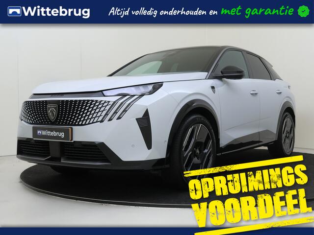 Peugeot 3008 e-3008 GT 73 kWh | Grote actieradius | Stoelverwarming | Dak spoiler | 360 graden camera | Keyless entry UITERVERKOOP !!!